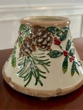 Yankee Candle Pinecone Ceramic Lamp Shade -Large